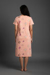 Zivame Farm Lore Knit Cotton Knee Length Nightdress - Peach Pearl — thumbnail 4